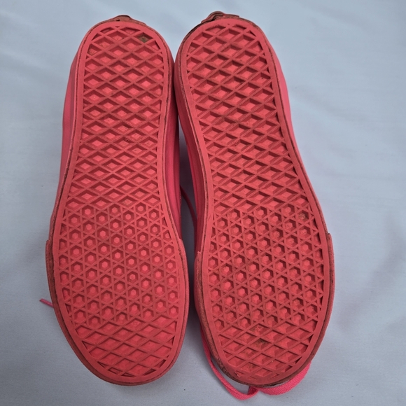 Vans Hot Pink High Top Sneakers Womens 8.5/Mens 7 - Picture 10 of 11